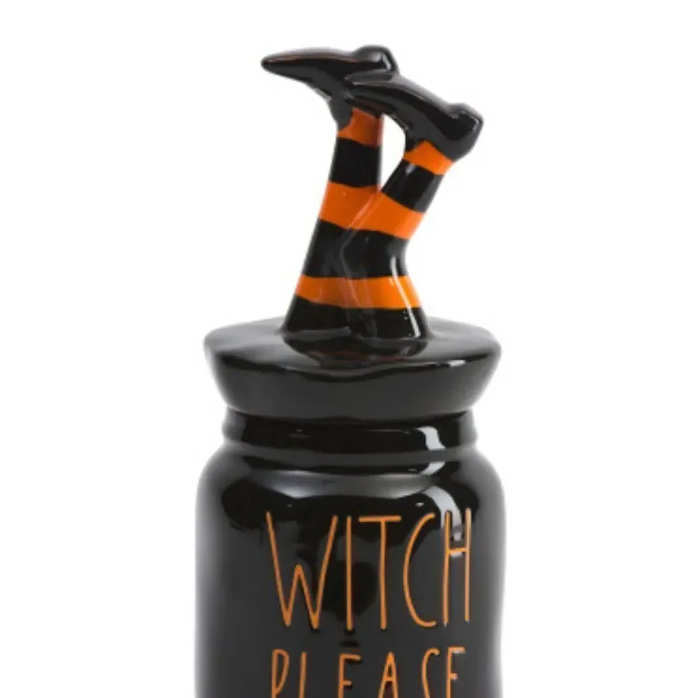 Rae Dunn Witch Please Figural Canister new in box